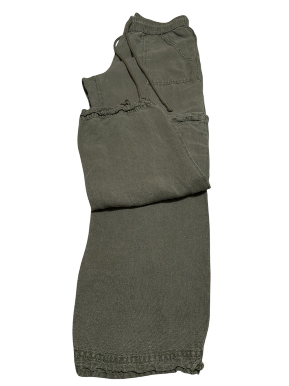 Nicole Miller Olive Cargo Drawstring Capris - Picture 12 of 15
